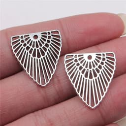 10pcs Vintage Water Droplets Charms For Earring Making DIY Earring Making Findings Accessories Earring Parts