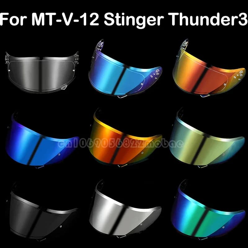 Visor For MT-V-12 helmet shield for MT STINGER helmet and THUNDER 3 helmet for MT Replacement parts THUNDER 3SV visor
