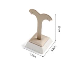 Luxurious Ring Display Stand Pu Leather Jewelry Props Ring Display Tray Earring Holder Counter Jewelry Organizer Showcase Tray