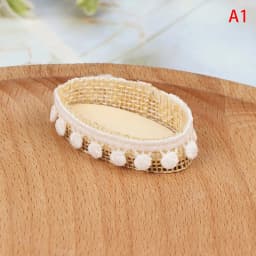 1/12 Dollhouse Woven Bread Basket Shopping Basket Straw Handbags Dollhouse Weaving Beach Bag For Dolls Miniature Decoration