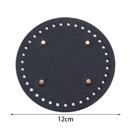 High Qualtiy Oval Round Bottom Long PU Leather Bags Bottom For Handmade Knitting Crochet Bag Base Home Decoration Accessories