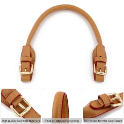 Genuine Leather Bags Strap Adjustable 42-45CM Handle Strap Bag Short Shoulder Replacement Straps for Women DIY Bag Accessories