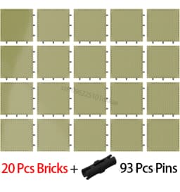 Wholesale 16X16 Pixel Art Building Blocks Bottom Plate 65803 Bricks Baseplate Part Compatible 31212 21333 98138 Pixel Toys Gifts