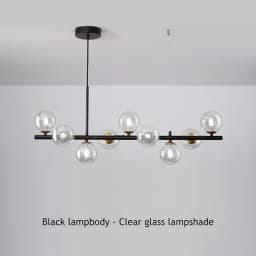 Modern Glass Ball Ceiling Chandelier for Table Dining Living Room Kitchen Island Pendant Lamp Home Decor Indoor Lighting Fixture