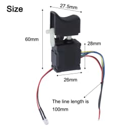 Electric Drill Switch For Dayi 2106 Brushless Cordless Drill Trigger Switch Electric Wrench Accessories