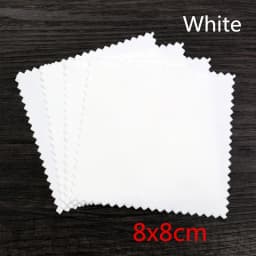 10pcs Silver Polish Polishing Cloth Soft Cleaning Cloth Wipe Wiping Cloth For Silver Gold Jewelry Tools