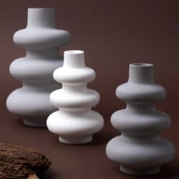 Irregular Vase Silicone Mold DIY Nordic Circle Straight Flower Arrangement Craft Making Plaster Resin Casting Molds Home Decor