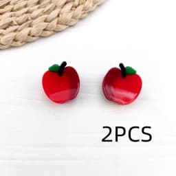 1/2/4 PCS Fruit Acetate Hairpin Cute Little Grab Strawberry Lemon Cherry Grape Bangs Broken Hairpin Top Clip Hair Accessories