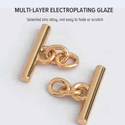CRAZYSMITH 2 Pcs Metal Bag Chain Transformation Accessories Buckle Handbag Wallet Crossbody Chains Modification DIY Bag Strap