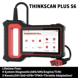 THINKSCAN PLUS S4/S6/S7 OBD2 Car Diagnostic Tools Multi System Scan ABS SRS ECM TCM BCM IC AC Reset Code Reader Auto Scanner