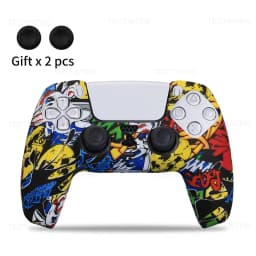 Silicone Cover Skin For PS5 Controller Anti-Slip Protective Rubber Case Shell Sleeve Grips Suit For PS5 slim Accessories