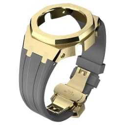 Mod Kit For Casioak GMAS2100 Stainless Steel metal Case Rubber Strap for Mod Kit GMA-S2100 4thGen Replacement shoc K Accessories