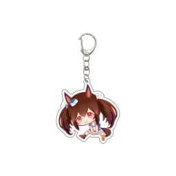 55MM Anime Pretty Derby Keychain Oguri Cap Special Week Silence Suzuka Tokai Teio Key Chain Acrylic Model Plate Christmas Gifts