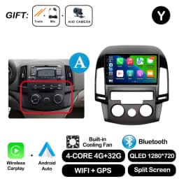 Android OS for Hyundai I30 2006 2007 2008 2009 2010 2011 Car Radio Multimedia Player DSP Stereo WiFi GPS Navigation Head Unit