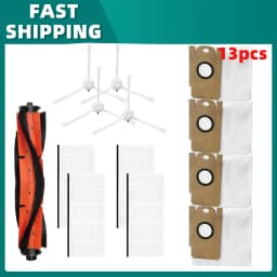 Compatible for Xiaomi Lydsto R1 /R1A /R1 Pro /S1 /L1 Parts Main Side Brush Hepa Filter Mop Pad Dust Bag Replacement Parts