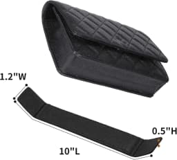 Purse WOC Base Shaper, Felt Base Shaper Saver and Insert for Wallet on Chain Bags Handbag woc Bag Base Shaper Black and Red