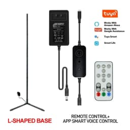 200cm RGB Tuya Floor Lamp Smart APP Remote Control Modern Corner Floor Light Atmospheric LED Stand Lighting Festival Decoration