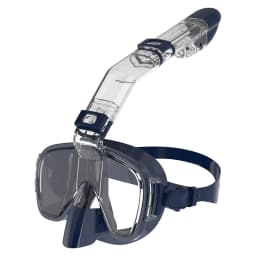 Diving Mask Foldable Anti-Fog Snorkel Mask Set with Full Dry Top System for Free Swim Professional Snorkeling Gear Adults Kids