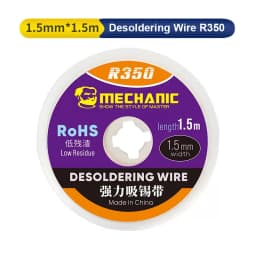 MECHANIC R350 1.0 1.5 2.0 2.5 3.0 3.5 4.0mm Powerful Solder Wick Electric PCB Board Tin Absorption Pure Copper Desoldering Braid