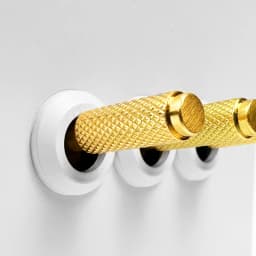 YNKA Stainless Steel Wall Light Switch White Panel with Gold Toggle ,AC110–250V Durable Scratch Resistant Decorative Wall Switch