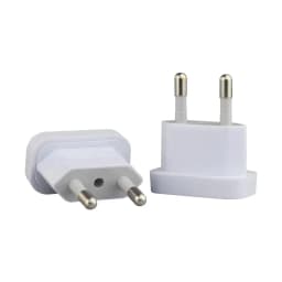 1 Pcs 4.8mm Power Plug Adapter US To EU Euro Europe Plug Power Plug Converter Travel Adapter Power Converter Outlet