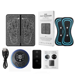 Electric Foot Massager Pad Electrostimulator Massage Mat EMS Muscle Massager Relax Feet Massage Fitness Masajeador USB Charging