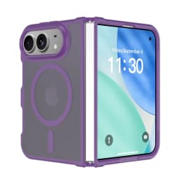 Slim Matte Translucent For Magsafe Case For iPhone Duo duo DUO Fold Wireless Charging Shockproof Back Front PC Hard Cover