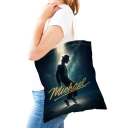 Michael Jackson Lady Shopping Bags Double Print Super Star Women Shopper Tote Bag Lightweight Album Girl Shop Satchel