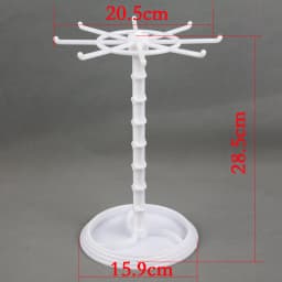 Key Keychain Shelf Home Storage Rack Organizer Earring Necklace Jewelry Rotating Ring Display Holder For Earrings Watch Showcase