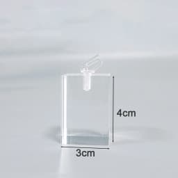 Clear Acrylic Ring Holder Display Stands Jewelry Organizer with Clips Joyeros Organizador De Joyas Packaging Storage Props Riser