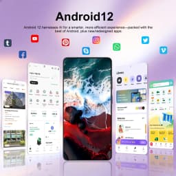 IVMI XS26 Ultra Cellphone Android 12.0 6.9inch Screen 4GB RAM 64G ROM 8+16MP Dual SIM Smartphones Google Play Store Mobile Phone