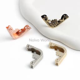 2/6/30PCS 31mm,35mm Handbag Edge Protection Hook Buckles For Bags Side Scrapbooking Cover Corner Album Metal Clasps Accessories
