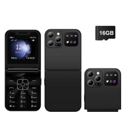 SERVO A50 PRO Flip Mobile Phone Dual SIM Standby Speed Dial Call Recording MP4 Player FM Radio 2G GSM Foldable Button Cellphones