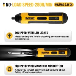 DEWALT Cordless Electric Screwdriver 1300mAh Rechargeable Adjustable Drill Multifunctional Disassembly HT422
