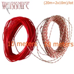 Warknife PE 20M/Lot 8 Braided Assist Line for Saltwater Fishing Jigging Hook Trolling Lure Tied Cord Diving Spear Fishing Rope
