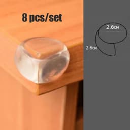Silicone Table Corner Protector With Tape Bed Furniture Glass Table Baby & Kids Safety Equipment Anti-collision Edge Child Cover