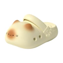 Adorable Waterproof Cat Slippers Anti Slip Bottom Cat Paw Small Cat Mules Closed Toe Soft Bottom Cat Paw Slippers Outdoor Indoor