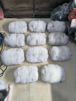 MS.MinShu-Real Fox Fur Hand Muff Bag for Women, Winter Hand Warmer, Pocket Handbag with Chain, Fashion Brand