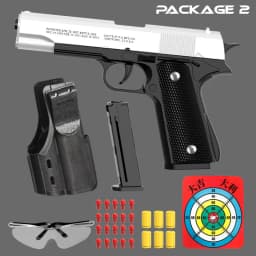 Automatic Colt 1911 Automatic Shell Soft Bullet Toy Gun Air Gunner Gun CS Shooting Boys Toy