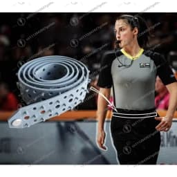 Large Aperture Basketball Referee Belt Silicone Referee Uniform Belt Shirt Belt Free Storage Bag Solid Silicone Nail Anti-drop