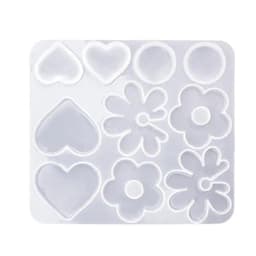 3D Irregular Earring Silicone Molds Epoxy Resin Mold DIY Resin Pendant Jewelry Keychain Crafts Making Tool Non-stick