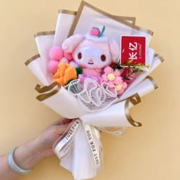 Authentic Hello Kitty Melody Kuromi Cinnamoroll Creative Sanrio Bouquets New Year Birthday Valentine Christmas Graduation Gift