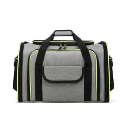 Stylish Breathable Pet Carrier with Double Side Expandable Design, Portable Hand Crossbody Shoulder Travel Bag for Cats & Dogs