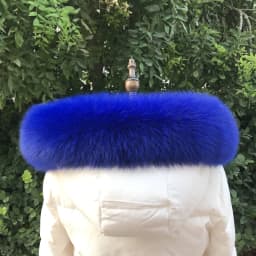 Real Fox Fur Collar For Coat Hood Decors Women Men Winter Luxury Fur Scarf Genuine Female Furry 100% Natural Fur Scarves Shawls