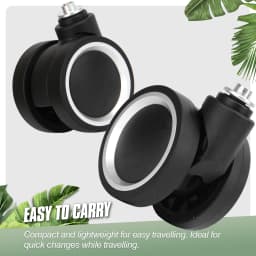 1/2Pcs Trolley Caster Replacement Suitcase Luggage Box Wheels Double Row 360° Spinner Repairing Kit Heavy Duty Wheels STLN-A39