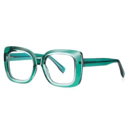VICKY New Large Frame Ladies Reading Glasses Anti-blue Light Personalized Fashion with Prescription Lenses Myopia Hyperopia 2171