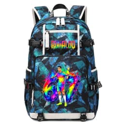 CR7 Ronaldo 67 Print Large Capacity Backpack for Students Teens Kids School Travel Daypack