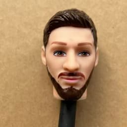 1/6 Scale Male Doll Head with Super White Beige Brown Skin for DIY Makeup Practice Collectible Figure Accessory Part