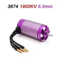 YSIDO RC Motor 3650 3660 3674 Sensorless Brushless Motor 5.0mm/3.175mm Shaft for 1/8 1/10 RC Car Drift Racing Off-Road RC Boat
