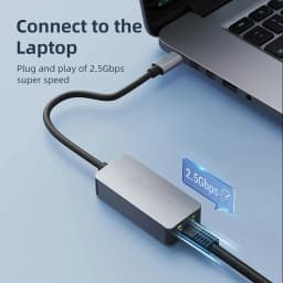 2500Mbps USB 3.0 Type-C To RJ45 Network Card 2.5G Adapter Gigabit Ethernet Converter Lan Hub For PC Laptop For Windows 8.1/10/11